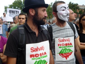 protestatari Rosia Montana