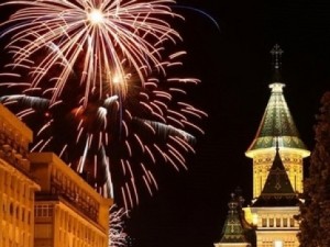 Revelion Timisoara focuri de artificii