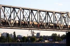 Railway Bridge. Fragment