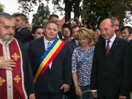 Traian Basescu la Sannicolau Mare septembrie 2014 Foto Doru Moldovan 2