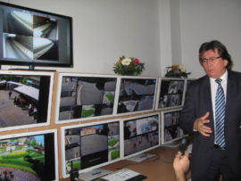 Nicolae Robu la dispecerat sistem video (2) Timisoara