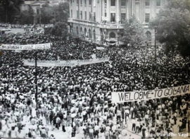 Piata Universitatii 1990 Foto Pascal Ilie Virgil