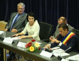 Traian Stancu Roxana Iliescu si Sorin Grindeanu Foto PMP Timis