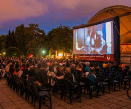 Cinema in aer liber Timisoara 2015 Foto vestic