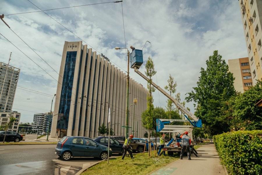 Modernizare iluminat public Timisoara Foto PMT