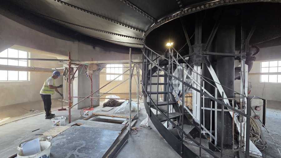 Turnul de apa Iosefin Timisoara - lucrari reparatii - constructii Foto PMT