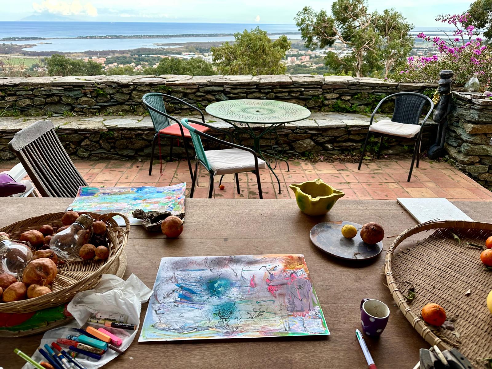 Terasa atelier Corsica Foto Arhiva Cristian Sida