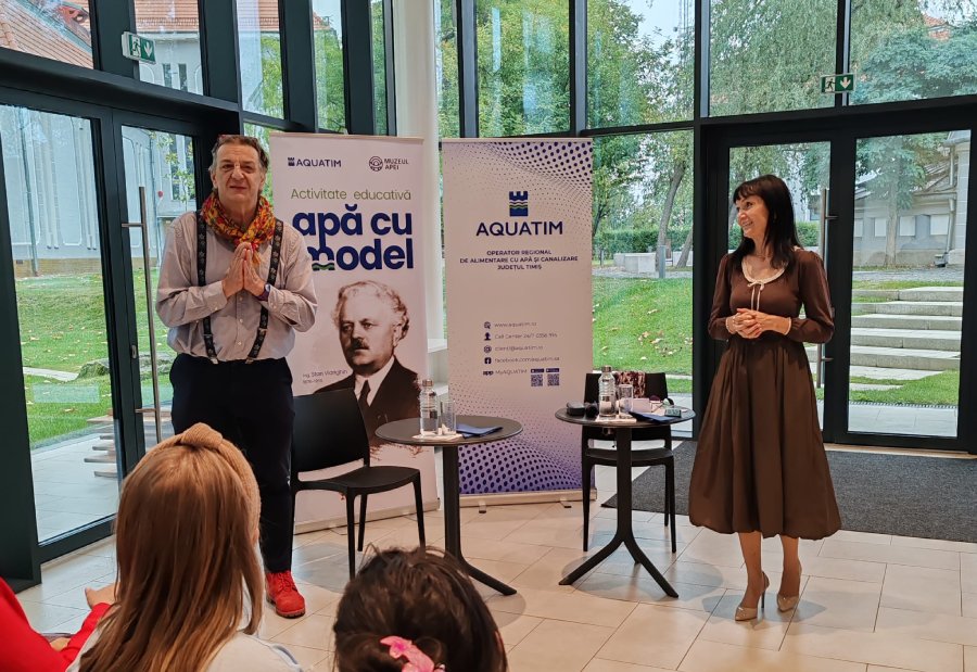 Cristian Rudik la Muzeul Apei Foto Aquatim