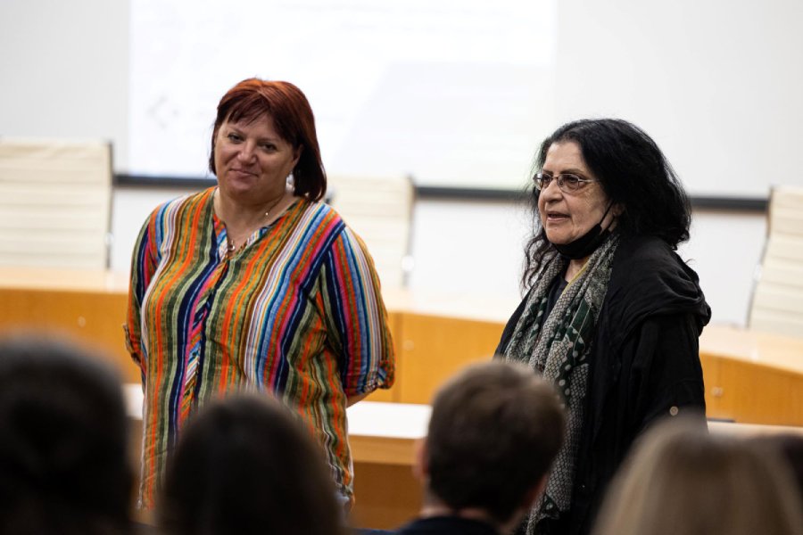 Dana Percec si Adriana Babeti Foto UVT