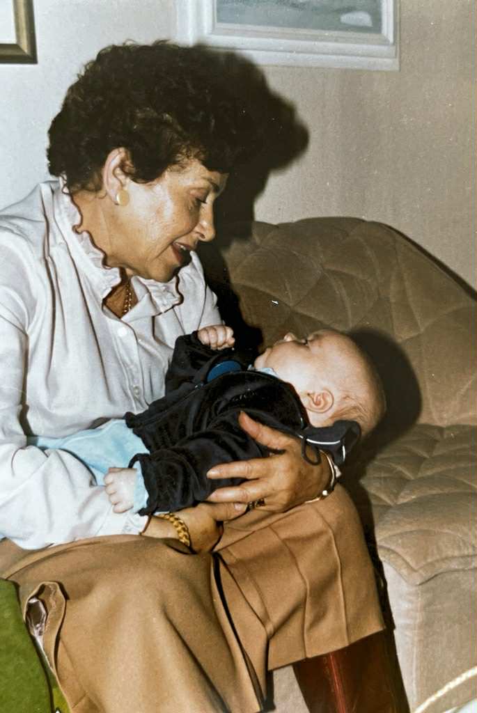 Edit Neumann si nepotul Daniel Klein Arhiva Getta Neumann